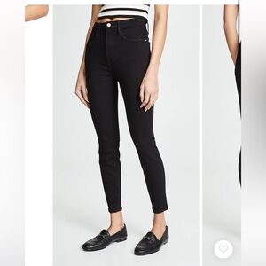 FRAME Ali High Rise Cigarette Black Jeans NWOT